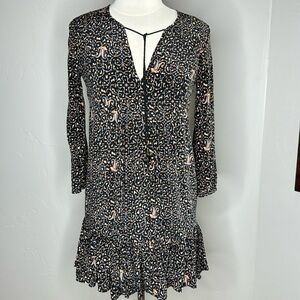 Madewell 100% Silk Fiesta Paisley dress Size 2